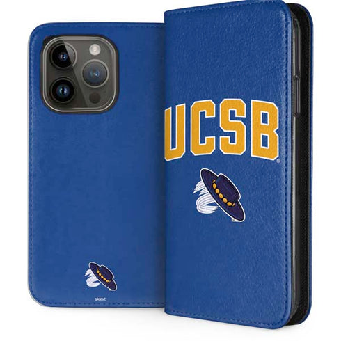 University of California-Santa Barbara UCSB iPhone 15 Pro Folio Case